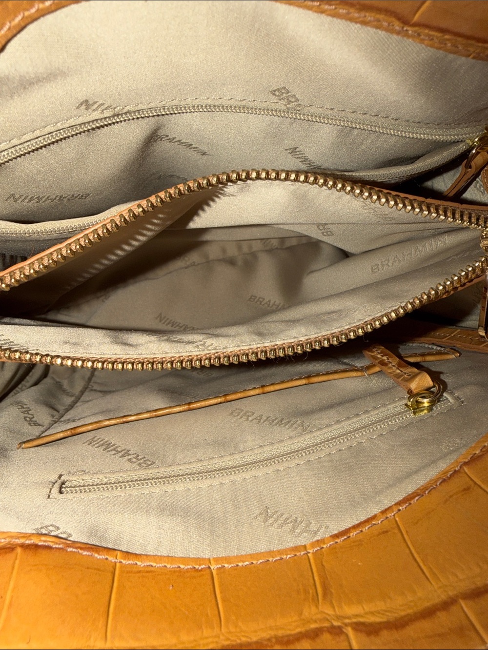 ‼️Brahmin Rosetta Medium Leather Satchel Handbag - Picture 11 of 13